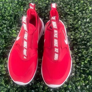 Nike Kids Red Slip-On Shoes